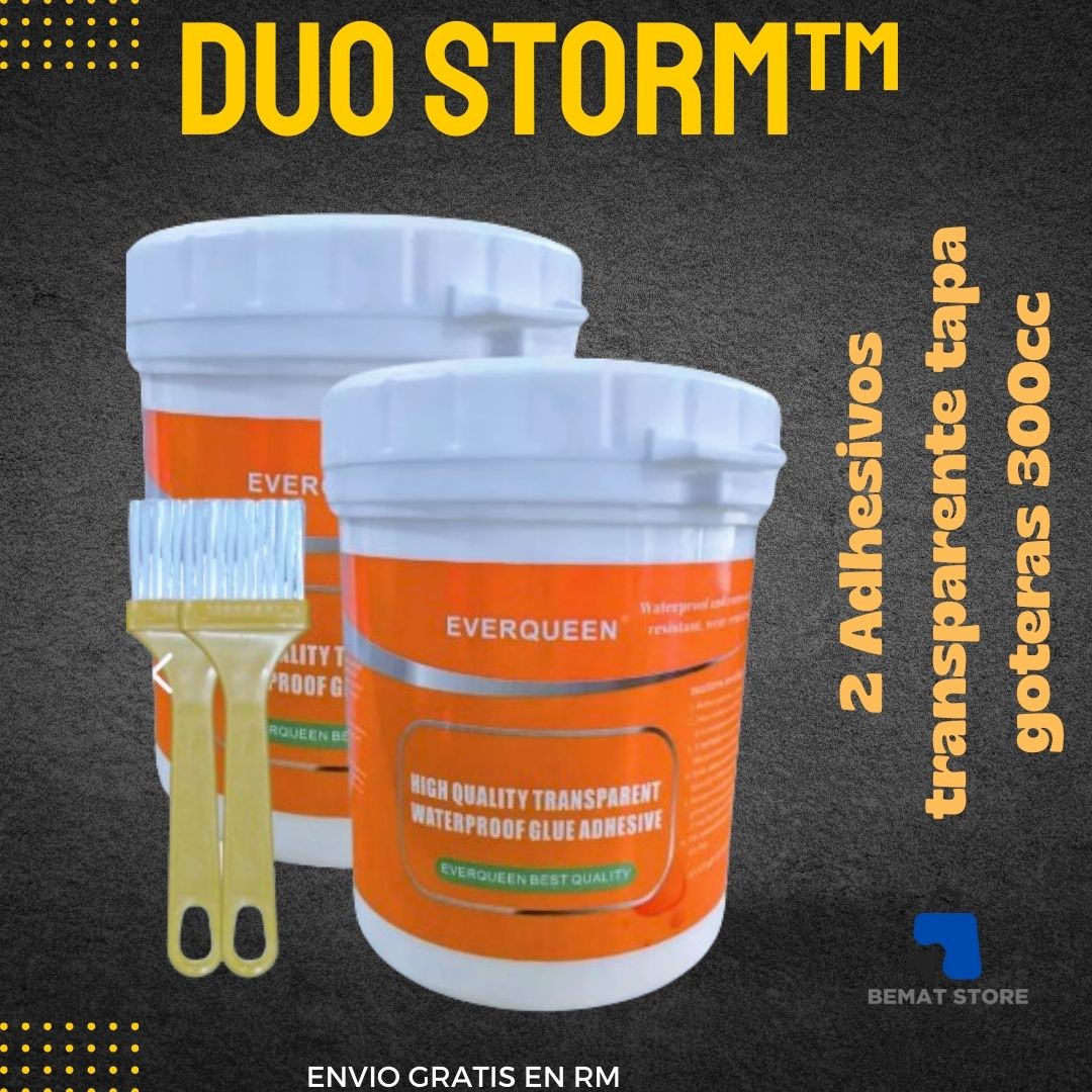DuoStorm™ - 2 Selladores Adhesivo Transparente