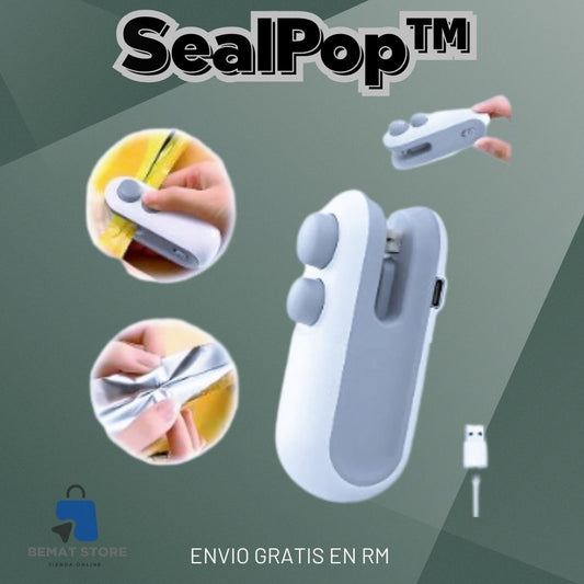 SealPop™  -  mini Selladora De Bolsas