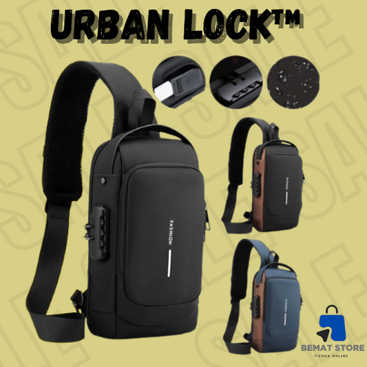 UrbanLock™ - BOLSO BANDOLERA ANTIRROBO