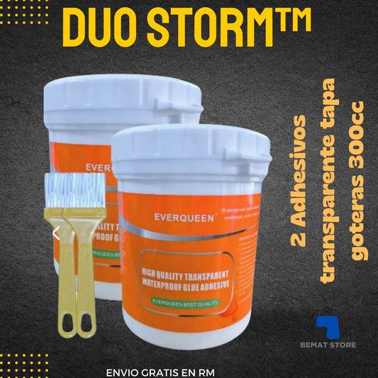DuoStorm™ - 2 Selladores Adhesivo Transparente